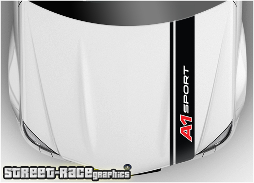 Audi bonnet racing stripe BS1917