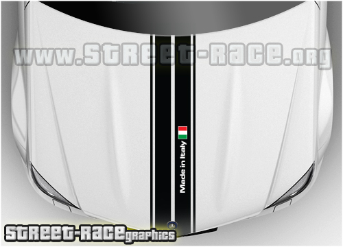 Alfa Romeo bonnet stripe BS2009