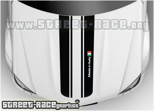 Alfa Romeo bonnet stripe BS2010