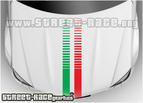 Alfa Romeo bonnet stripe BS2011