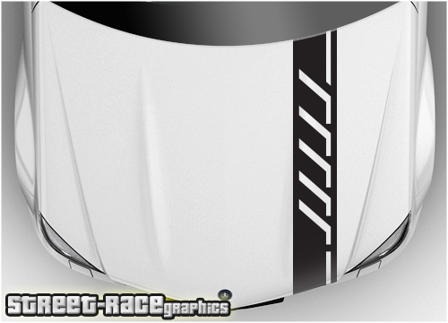 Mercedes bonnet / hood racing stripe BS2609 - Edition 1