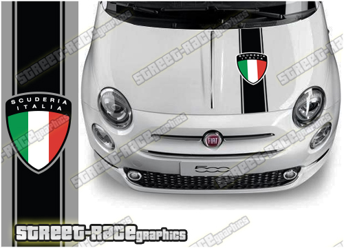 Fiat bonnet stripe BS812 - Scuderia Italia graphics