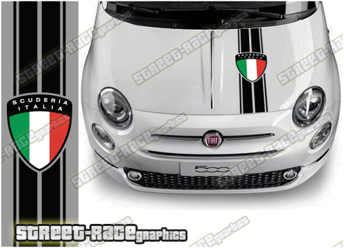Fiat bonnet stripe BS813 - Scuderia Italia graphics