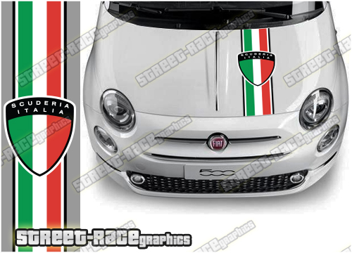 Fiat bonnet stripe BS814 - Scuderia Italia graphics