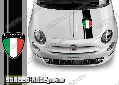 Fiat bonnet stripe BS816 - Scuderia Italia graphics