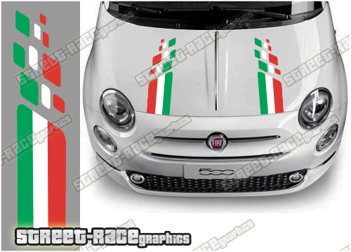 Fiat bonnet stripe BS819 - Scuderia Italia graphics