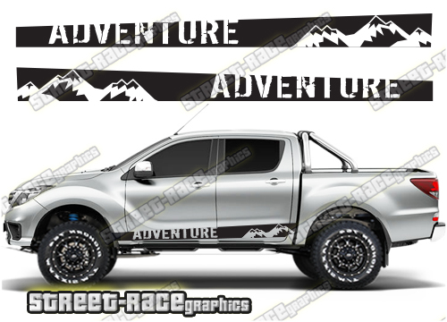 Mazda BT-50 side stickers 003