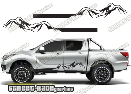 Mazda BT-50 side stickers 004