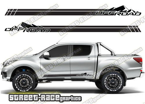 Mazda BT-50 side stickers 005