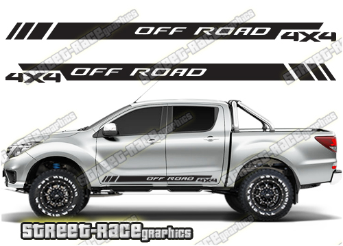 Mazda BT-50 side stickers 006