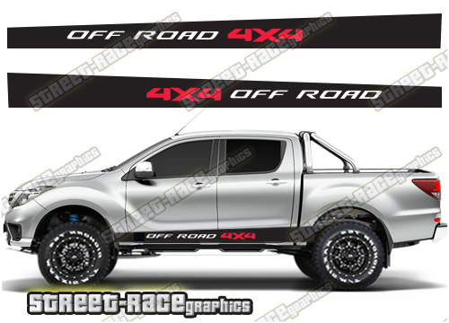 Mazda BT-50 side stickers 007