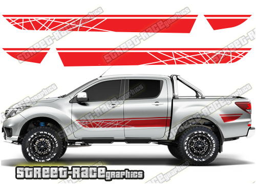 Mazda BT-50 side stickers 008