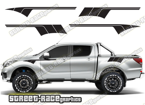 Mazda BT-50 side stickers 011