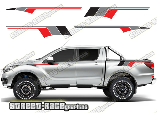 Mazda BT-50 side stickers 012