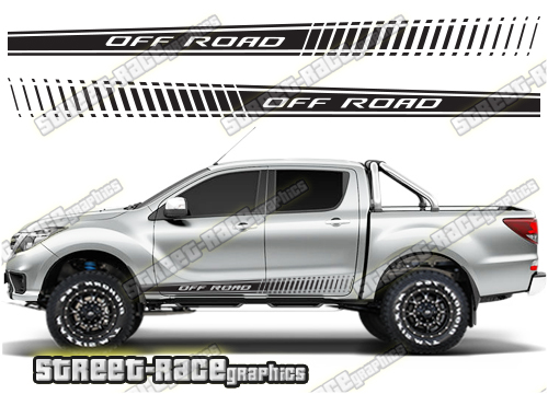 Mazda BT-50 side stickers 013