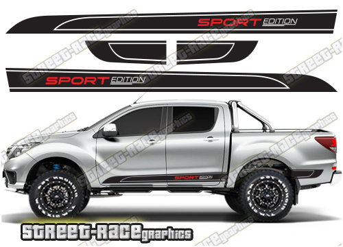 Mazda BT-50 side stickers 016
