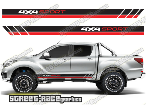 Mazda BT-50 side stickers 017