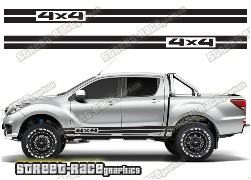 Mazda BT-50 side stickers 021