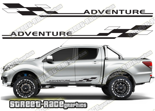 Mazda BT-50 side stickers 024