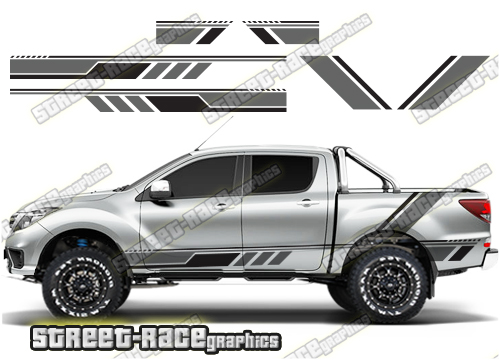 Mazda BT-50 side stickers 027
