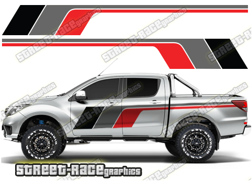 Mazda BT-50 side stickers 028