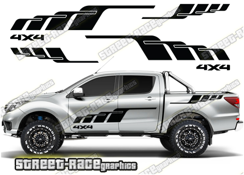 Mazda BT-50 side stickers 029