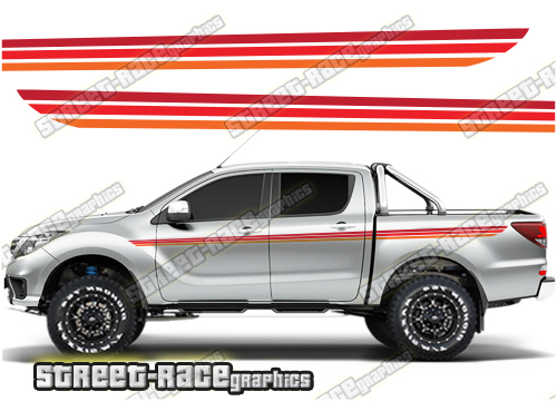 Mazda BT-50 side stickers 030