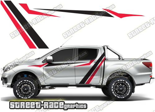 Mazda BT-50 side stickers 032