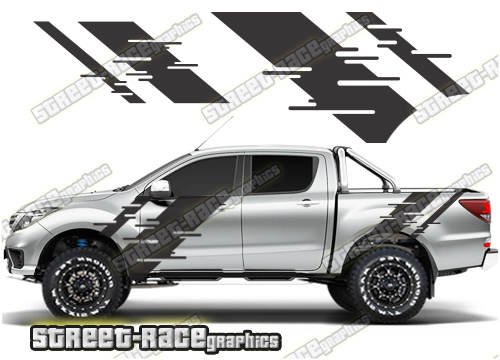 Mazda BT-50 side stickers 038