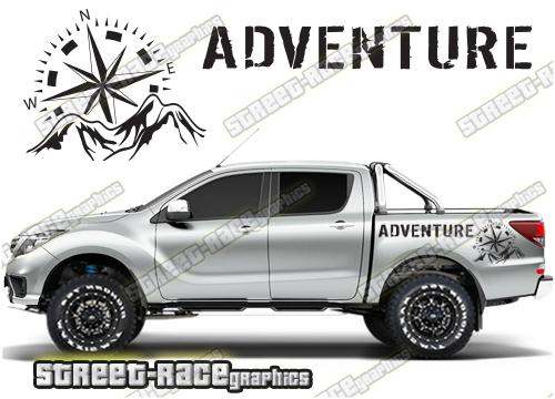 Mazda BT-50 side stickers 039