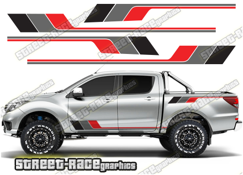 Mazda BT-50 side stickers 040