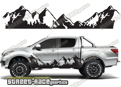 Mazda BT-50 side stickers 041