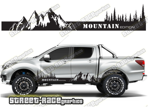 Mazda BT-50 side stickers 042