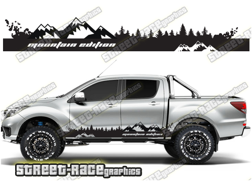 Mazda BT-50 side stickers 044