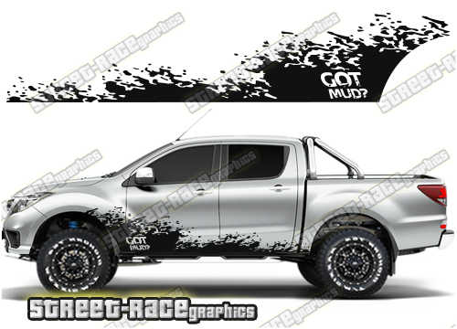Mazda BT-50 side stickers 046