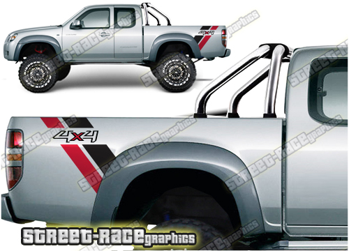 Mazda BT-50 bed bands 006