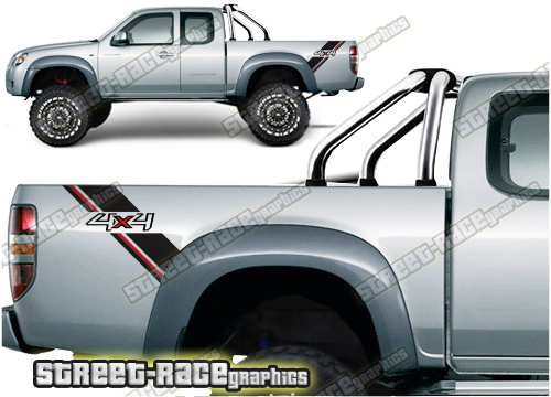 Mazda BT-50 bed bands 007