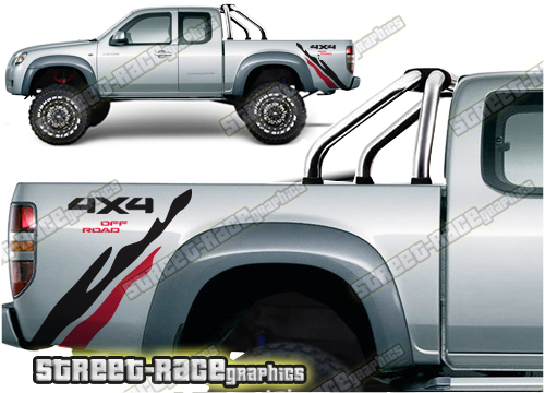 Mazda BT-50 bed bands 011
