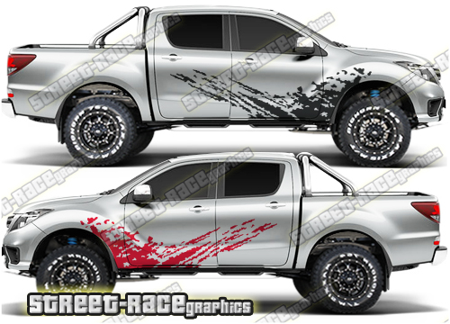 Mazda BT-50 rally graphics 001