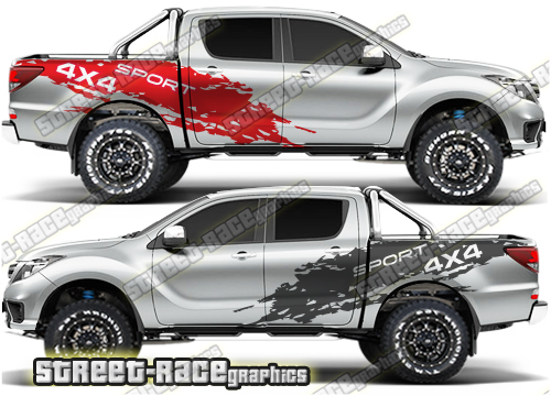 Mazda BT-50 rally graphics 006