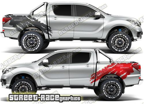 Mazda BT-50 rally graphics 007