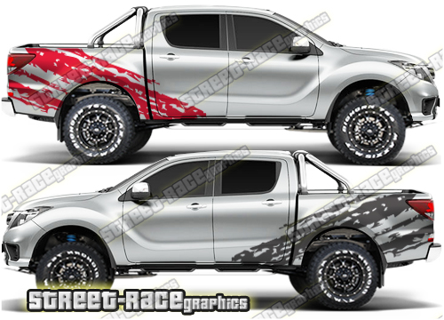 Mazda BT-50 rally graphics 011
