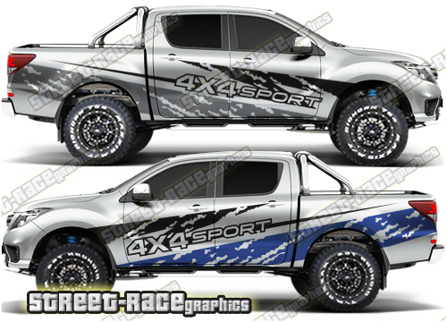 Mazda BT-50 rally graphics 023