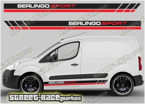 Citroen Berlingo racing stripes 006