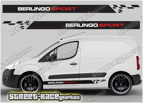 Citroen Berlingo racing stripes 009