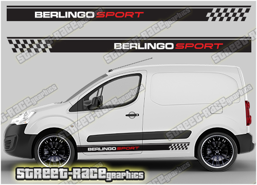 Citroen Berlingo racing stripes 010