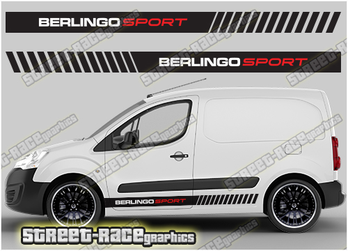 Citroen Berlingo racing stripes 017