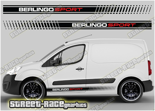 Citroen Berlingo racing stripes 018