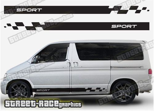 Mazda Bongo side stickers 001
