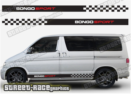 Mazda Bongo side stickers 003